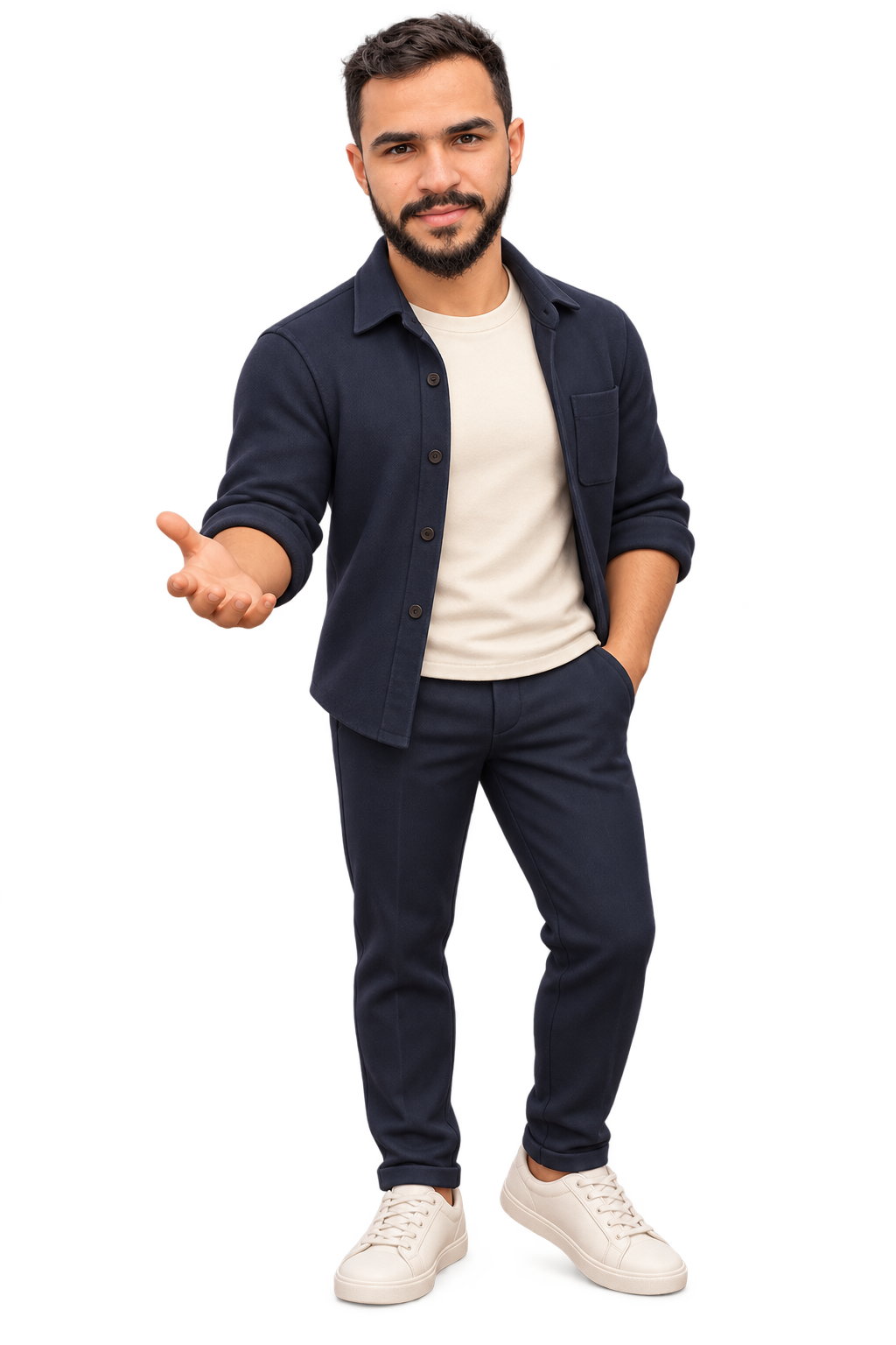 AI-generated full-body avatar of Abdelrahman Sheta